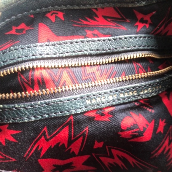 Marc by Marc Jacobs Blue Leather Mini Bucket Bag - Picture 6 of 7